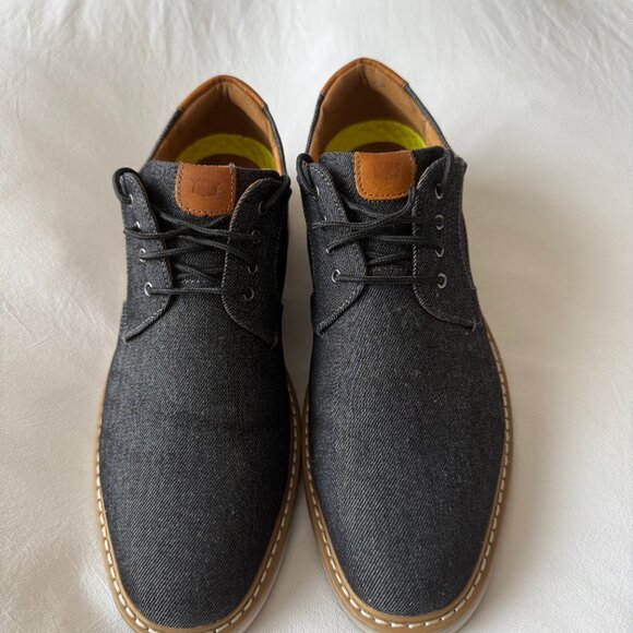 Florsheim Navy Blue/Tan Dress Shoe Size 10 main image 5